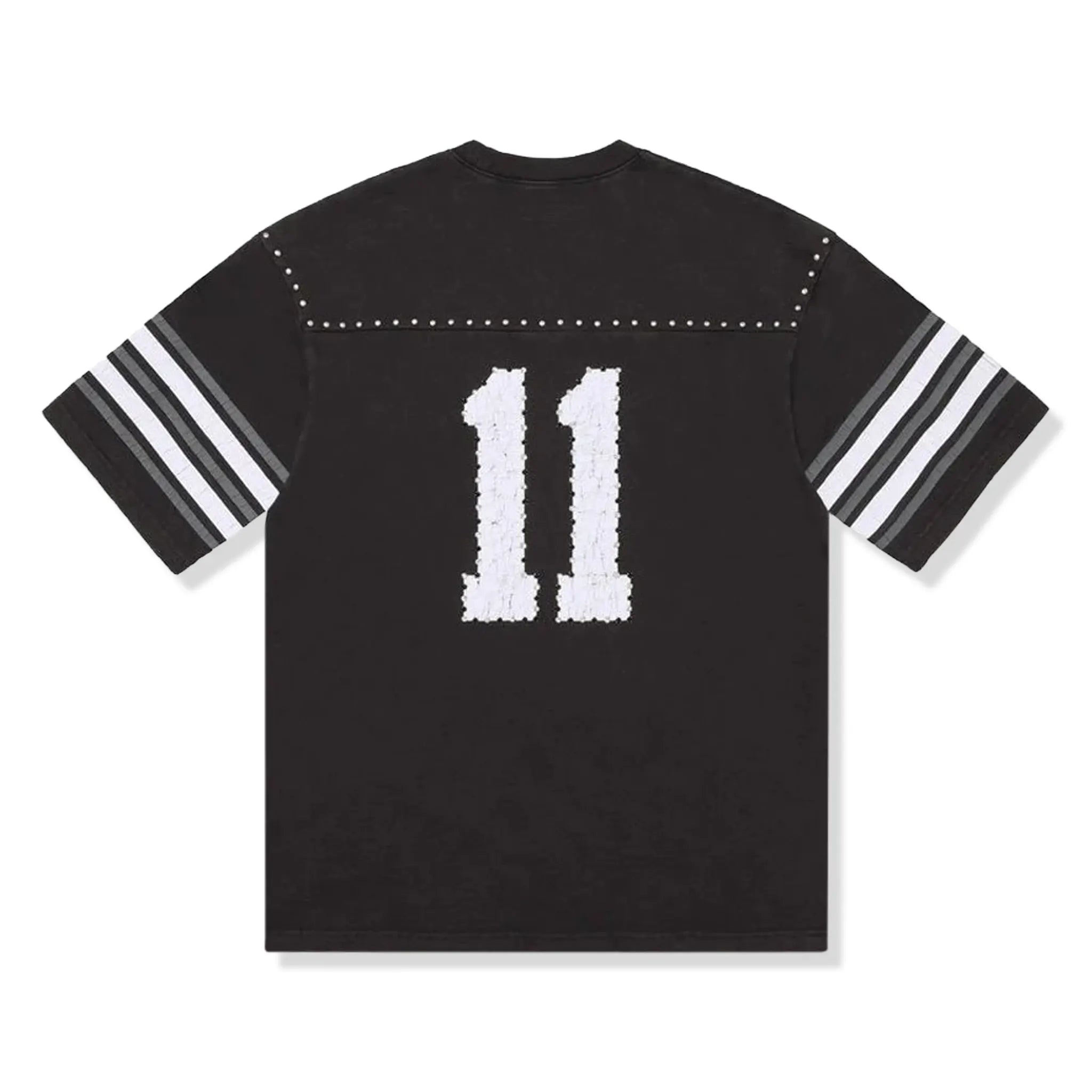 Back View of Supreme Studded Football Black Top (SS26)